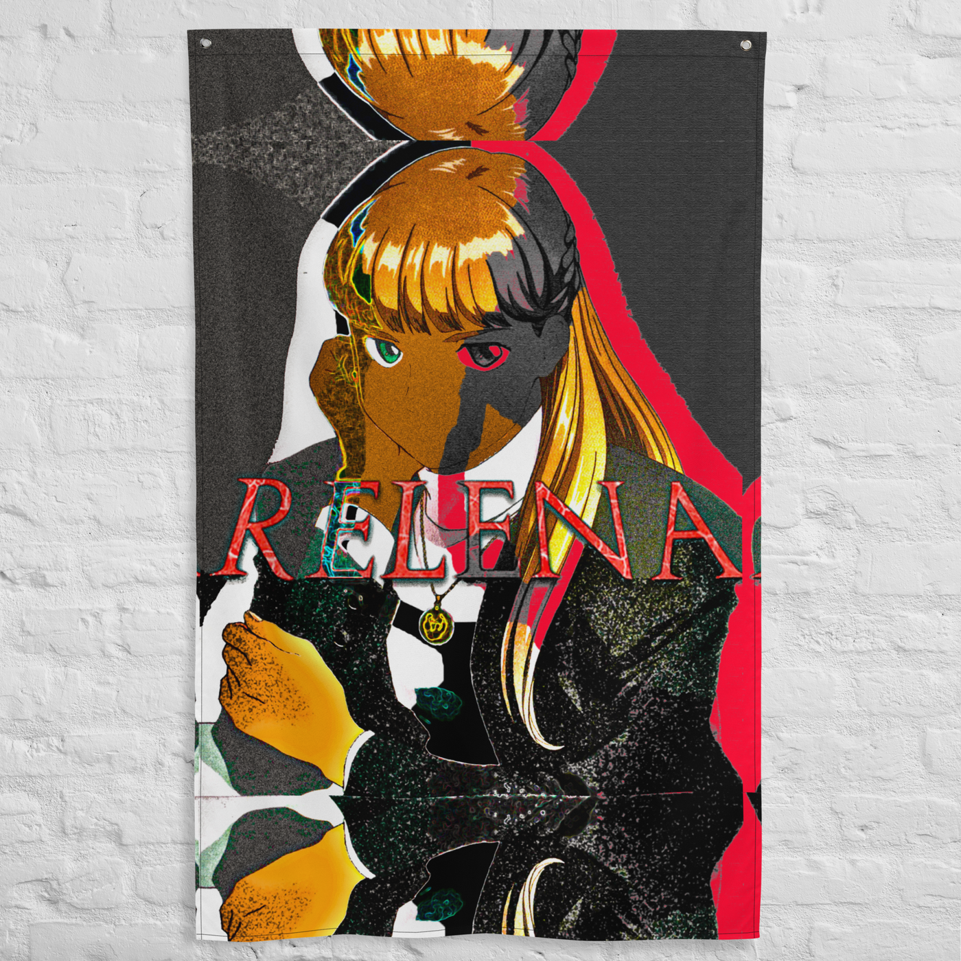 "RELENA" WALL FLAG - BY SHO'S ART DEN