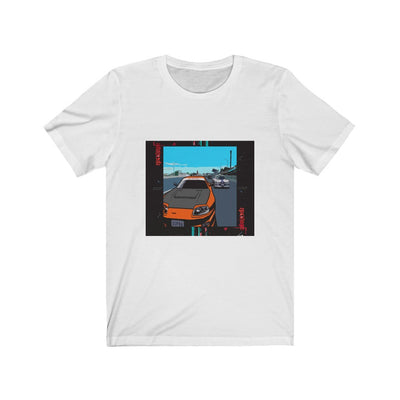"AM" tee