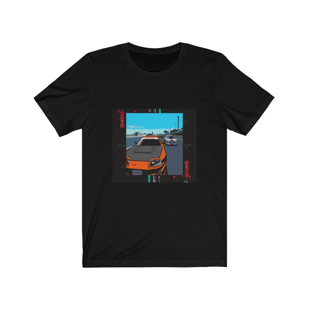 "AM" tee