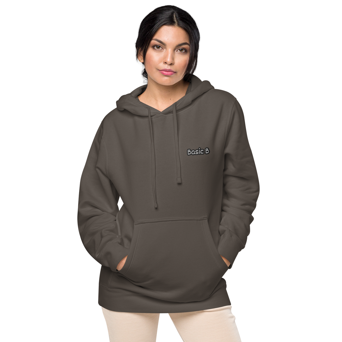 BASIC B LOGO HOODIE